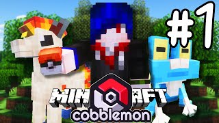 เริ่มผจญภัยในโลกของโปเกม่อนเหลี่ยมๆ!! - Minecraft Cobblemon #1