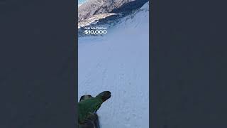 Gopro | Gnarly Snowboard Drop-In At Mt. Baker 🎬 Che Contreras #Shorts #Snowboarding