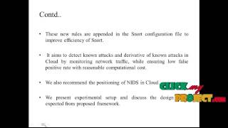 Final Year Projects 2015 | Integrating Signature Apriori based Network Intrusion