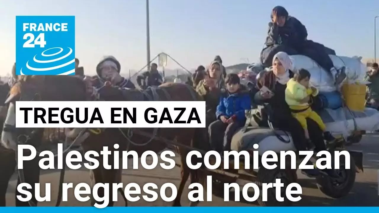 Más de 300.000 palestinos inician el regreso hacia el norte de Gaza ...