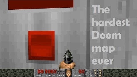 The hardest Doom map ever by Buzzerb5x9x // UV MAX & Commentary - first attempt - download here