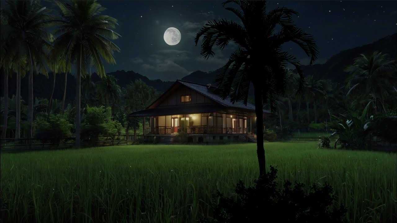 Nighttime Cricket Ambience ASMR | Relaxing Nature Sounds to Sleep, Study, or Meditate 🌙🎧