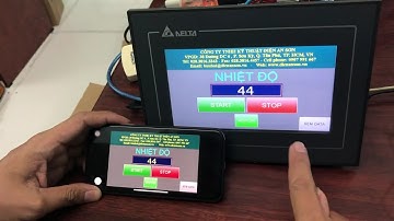 Smart phone connect HMI Delta via 3G, wifi