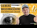 Bosch Siemens Waschmaschine Fehlercode Löschen So Geht Es