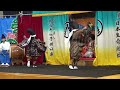 NPO法人 あおぞら子供神楽団 神楽発表会。HDR高画質  02「曽我兄弟」右側より 2022. 8. 7撮影。