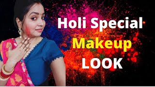 holi special makeup look!!!
