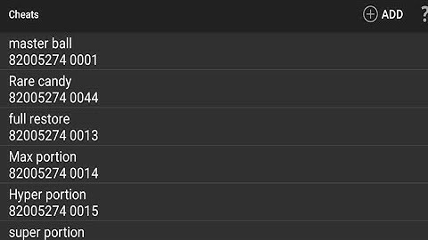 Pokemon Emerald cheats codes || description link