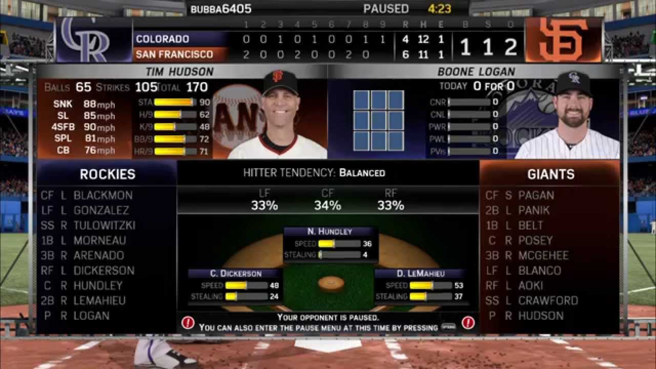 MLB® 15 The Show 4 Strikes called Balls by terrible Umpire YouTube
