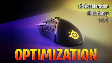 Mouse Optimization For Gaming  - 100% Mouse Precision Raw Input, Remove Acceleration Lag 🖱️✅