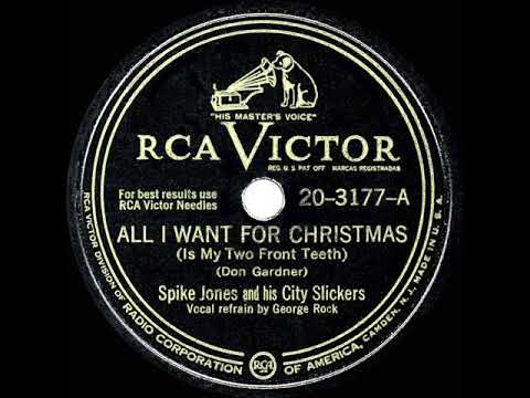 1948 Hits Archive All I Want For Christmas Is My Two Front Teeth Spike Jones A 1 Record