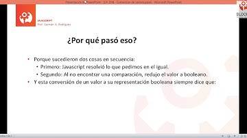 Curso Javascript U1·18 - Conversión implícita de valores