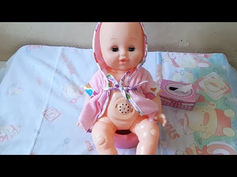 [Mainan terbaru] boneka bayi perempuan lucu. 
