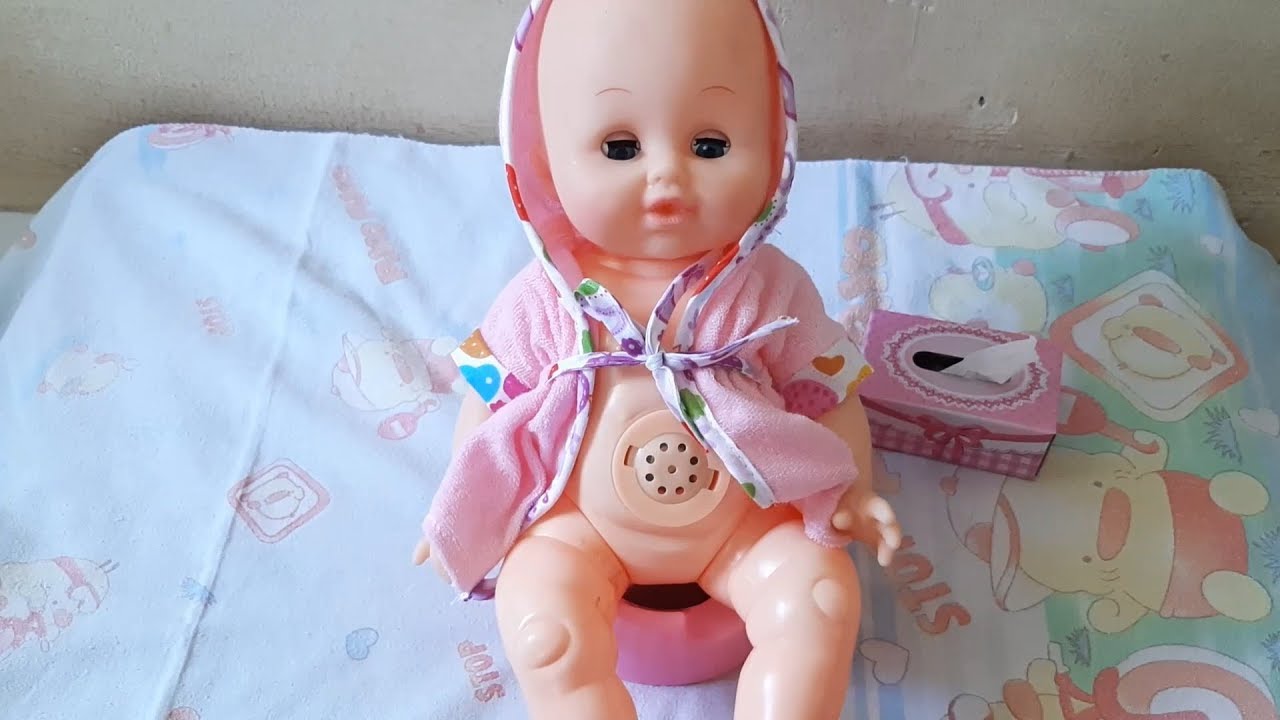  Boneka Bayi  Menangis Pipis Dalam Popok Drama D vita 