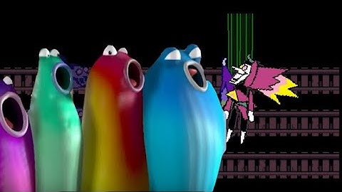 Big Shot but its sung by Blob Opera