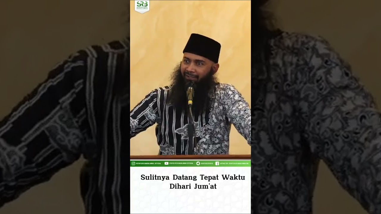 Sulitnya Datang Tepat Waktu di Hari Jum'at