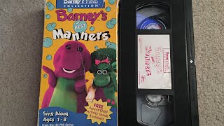 Opening To Barney’s Best Manners 1993 VHS