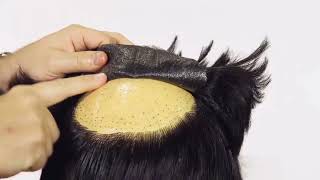 How to remove a hair system#toupee #hairsystem #hairlosstreatment #hairlosshelp