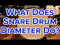 Can a 12 snare drum sound like a 15 snare drum