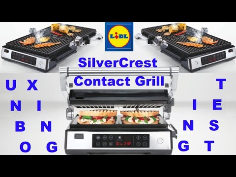 Schurend Tien Knipperen SilverCrest Contact Grill from Lidl | Kitchen Tools Unboxing and Testing -  YouTube