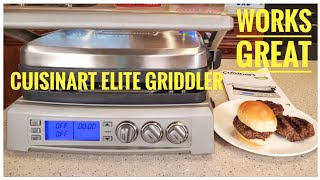 REVIEW Cuisinart GR-300WSP1 Elite Griddler HOW TO USE IT