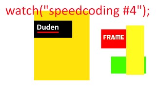 Suchalgorithmus - #4 Dictionary - Speedcoding - Frame