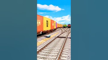 5 LINE FORKED BRANCHED TRAINS RAILROAD CROSSING   BUMPY RAILROAD   Train Simulator Classic 2022