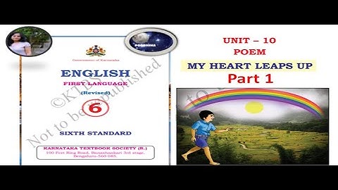 unit 10 poem my heart leaps up part 1