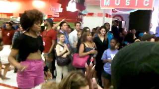 Flash Mob performing to Beyonce's "Countdown" in target
