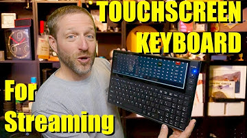 USB screen IN a Keyboard! + Touchscreen! = live streaming convenience!