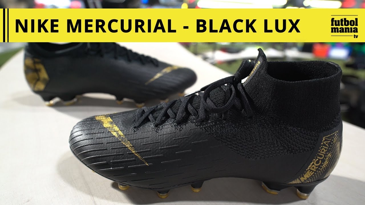 nike mercurial vapor black lux