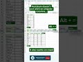 In this short you will learn how to do Auto sum in excel. #excel #exceltips #excelfunction