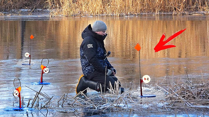 ПЕРВЫЙ ЛЁД 2022-23 во ВРЕМЯ ВОЙНЫ!!! СТРАШНО ТАК ЛОВИТЬ!!! РЫБАЛКА на ЖЕРЛИЦЫ с РУСЛА