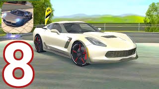 Extreme Car Driving Simulator - Corvette top speed (Taxi Possuíd0) screenshot 5
