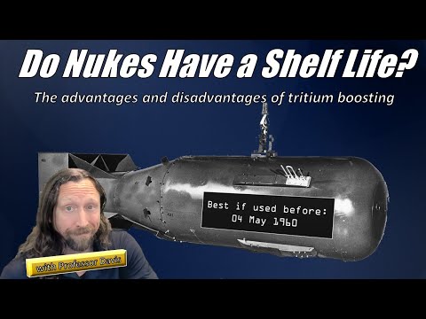 Видео: Do Nukes Expire?  The benefits and drawbacks of tritium boosting with Professor Davis