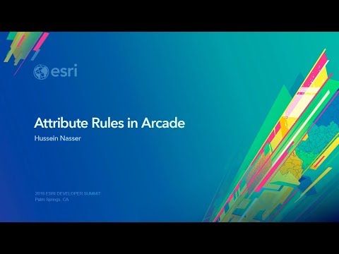 Attribute Rules in Arcade - Demo Theater