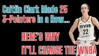 🔥 Caitlin Clark Made 25 3-Pointers in a Row in Practice 🔥 HOW IT COULD CHANGE THE WNBA in 2025