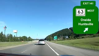 Tennessee Mountain Drive up I-75: Rocky Top to KY Border