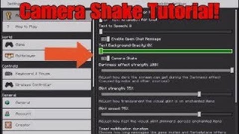 How To Use The Camerashake Command In Minecraft! #howto #tutorial #minecraft