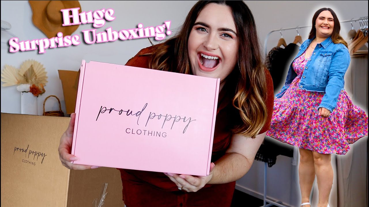 Surprise Proud Poppy Clothing Pr Haul & Unboxing! Size 20 