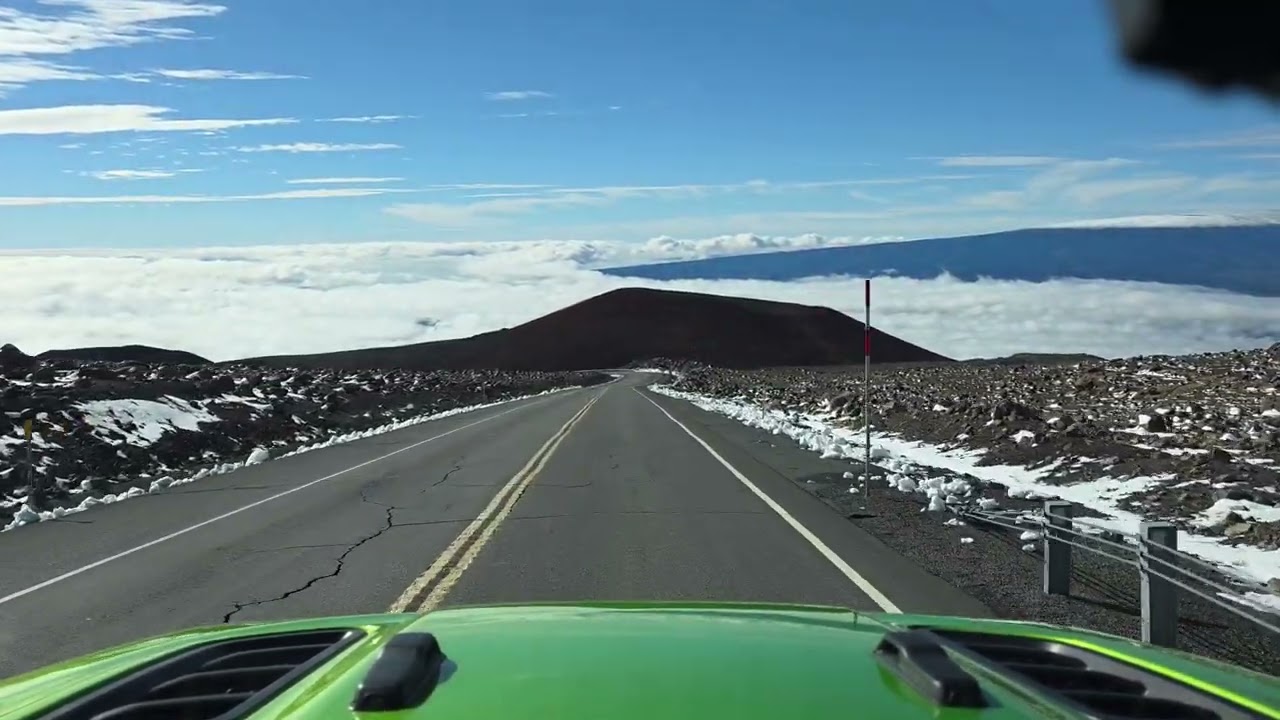 Снег на горе Мауна-Кеа, 11 февраля 2026 года.