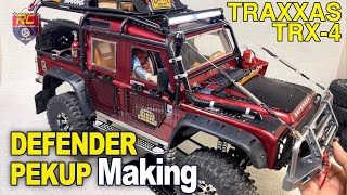 TRAXXAS TRX-4 | DEFENDER PICKUP Making | Off-road Driving #1