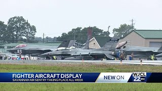 Fighter Aircraft in Savannah; how long you'll be hearing them