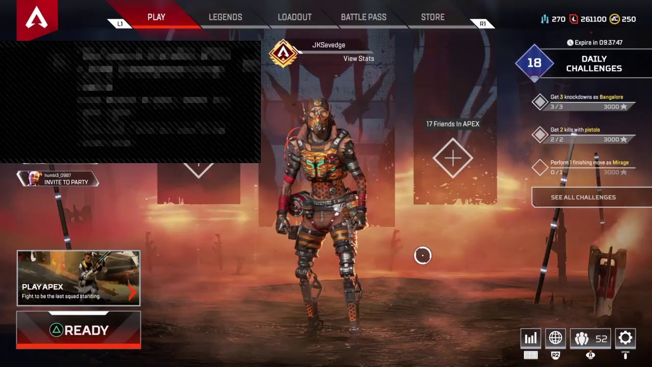 Apex legends Ps4 live stream