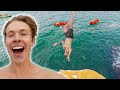 Cliff Jumping FAIL With Tanner Fox!