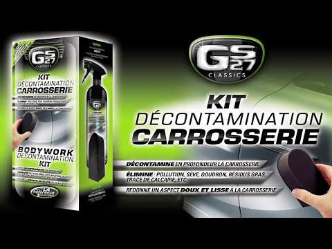 Pack 5 étapes GS27 - Kit Complet De Shampoing, Décontamination, Polish, Lustre Et Protection Auto - Neuf