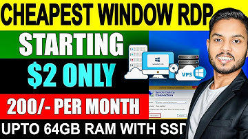 Window RDP $2 Only | How To Buy RDP at Lowest Price With Admin Access | Cheap Window RDP VPS Hosting
