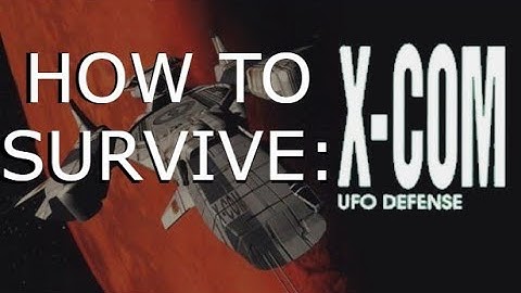A Quickstart guide to XCOM (UFO Defense)