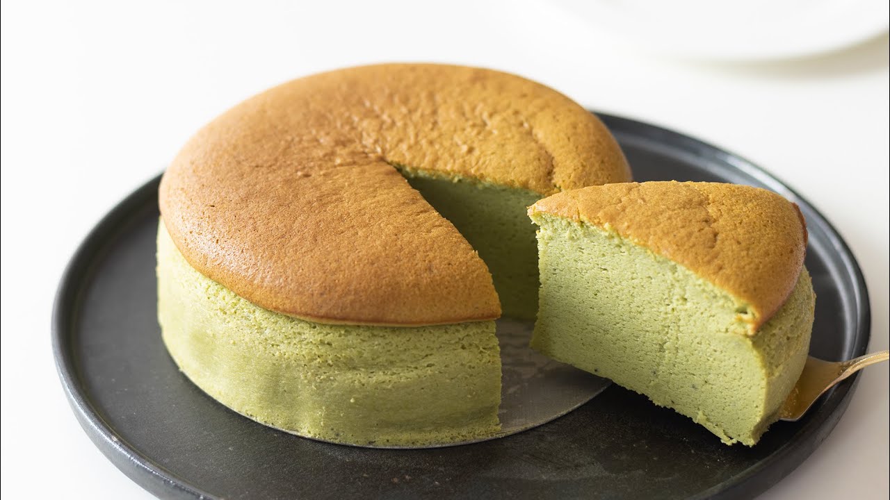 抹茶のスフレチーズケーキの作り方 Matcha Souffle Cheesecake Hidamari Cooking ケーキレシピ動画まとめサイト