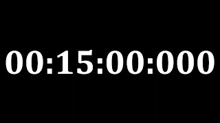 COUNTDOWN 15minutes = 900 seconds = 900000 milliseconds, Full HD 60fps, no audio