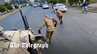 video: Watch: Taliban fighters rollerblade through streets of Kabul